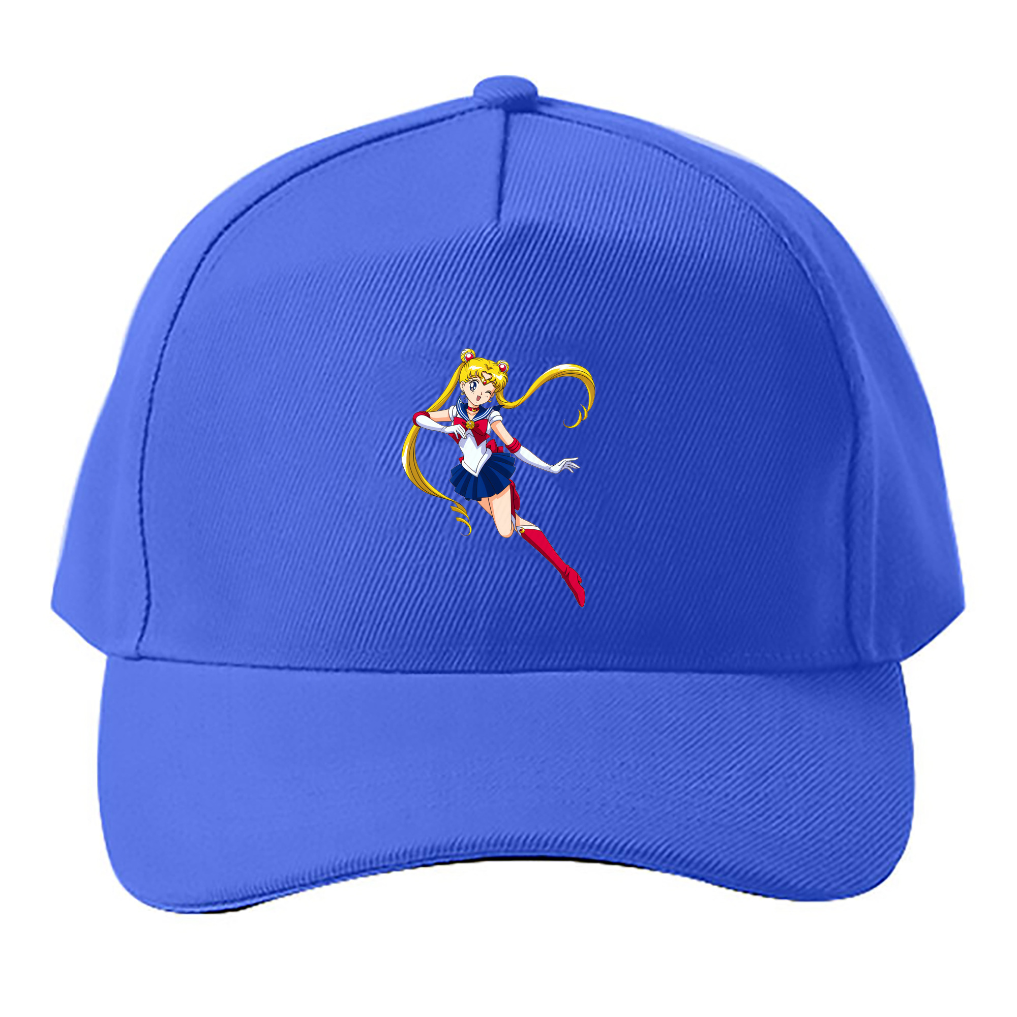 （画像用） 美少女戦士セーラームーン 月野 うさぎ つきの うさぎ Sailor Moon Tsukino Usagi ベースボールキャップ 綿100％ 男女兼用 帽子 スポーツ